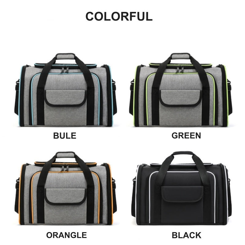 Petovia Expandable Foldable Large-Breathable Pet Shoulder & Hand Carrier