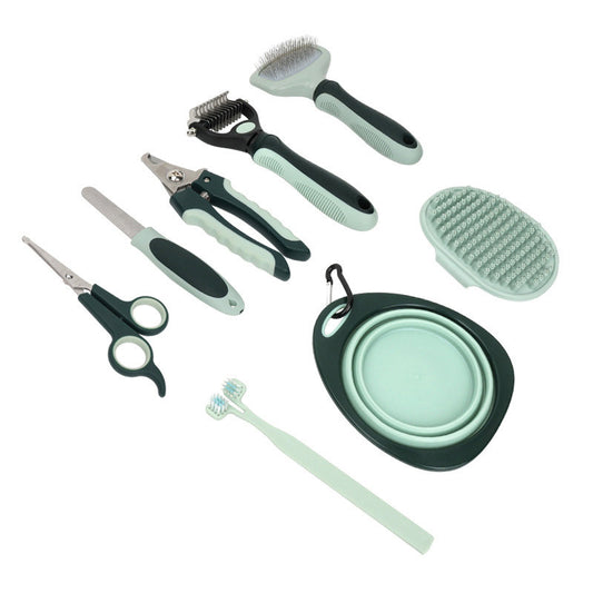 Petovia Premium Pet Cleaning & Grooming 8-Piece Set