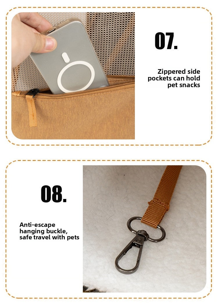 Petovia Expandable Large-Capacity Portable Cat Backpack