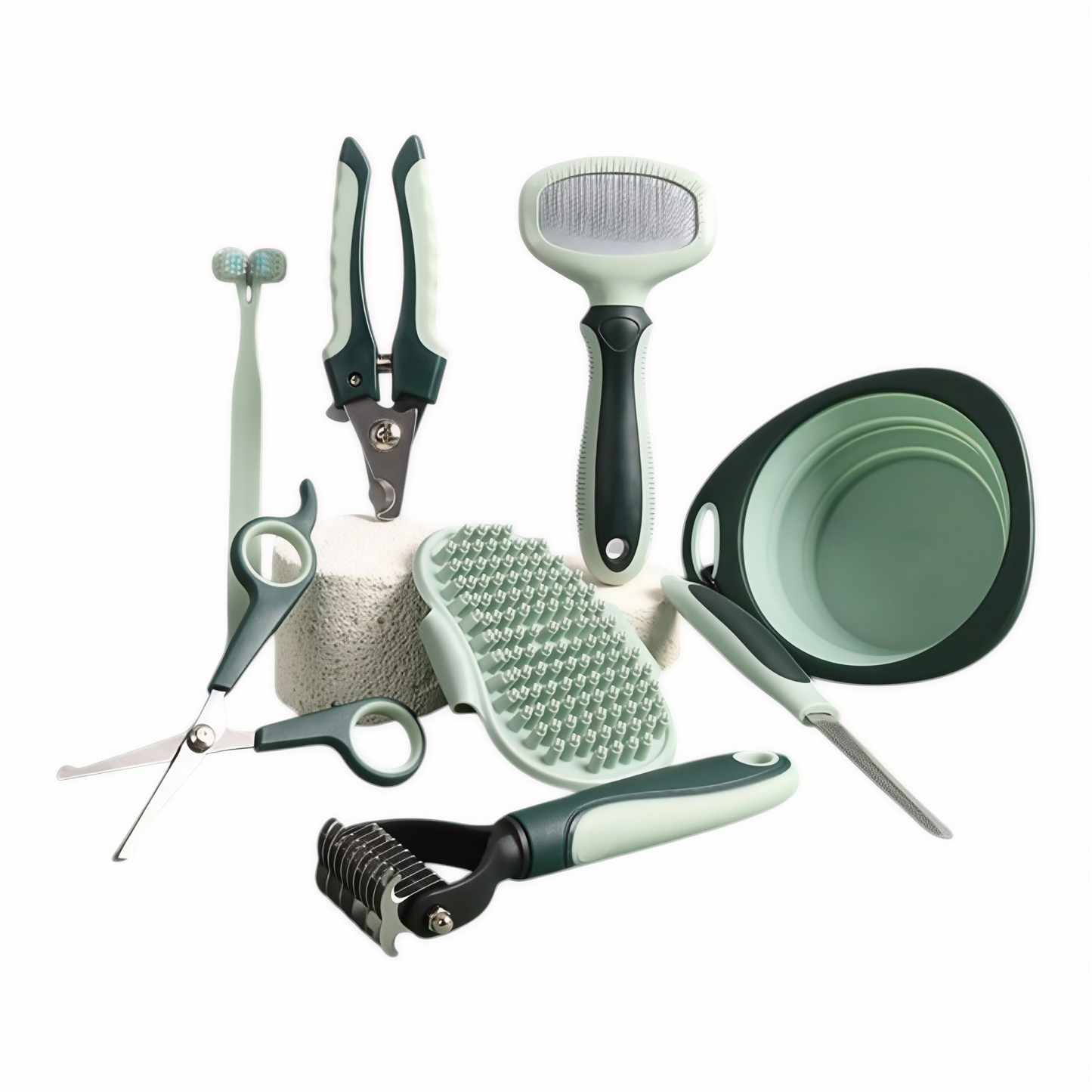 Petovia Premium Pet Cleaning & Grooming 8-Piece Set