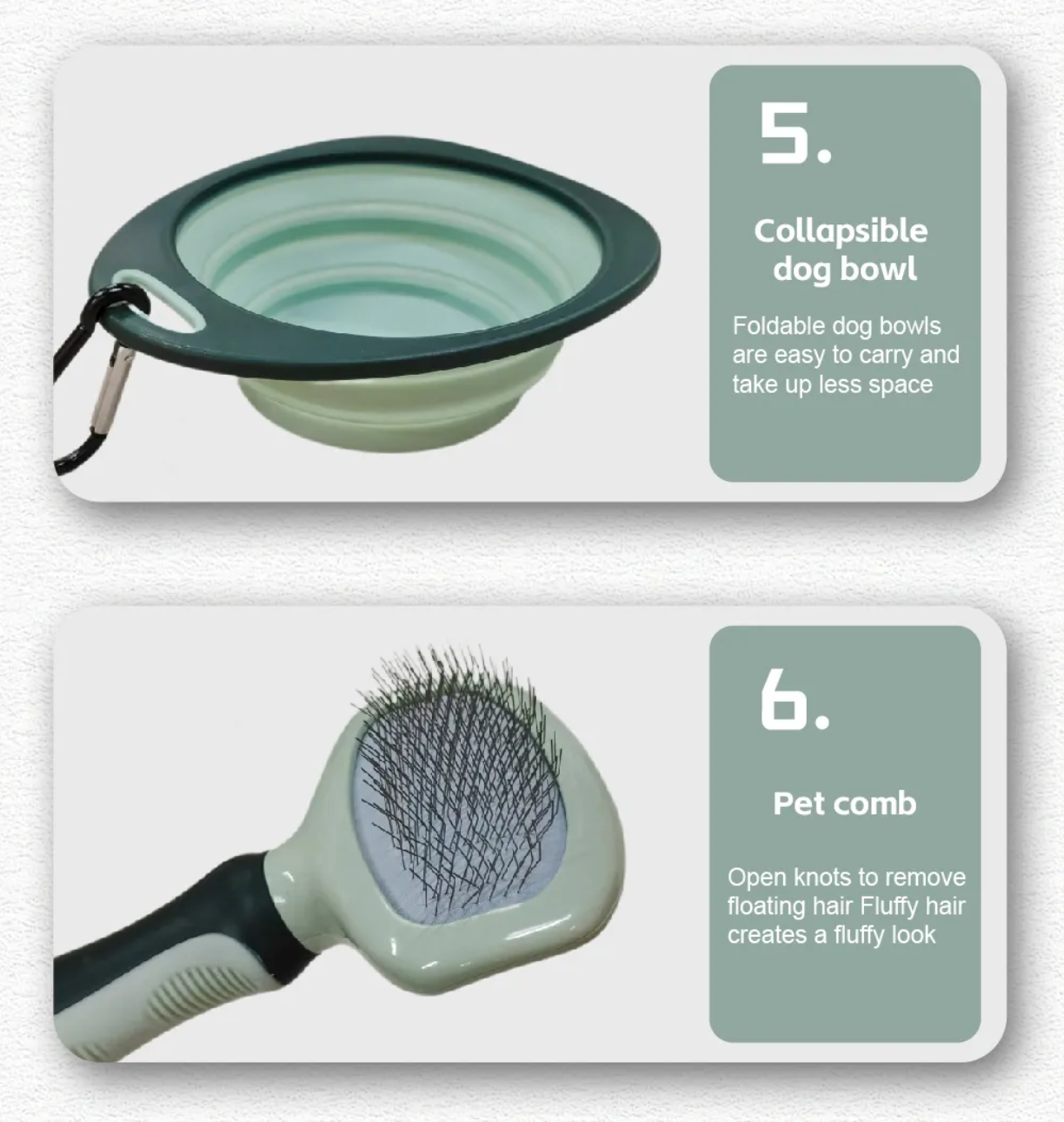 Petovia Premium Pet Cleaning & Grooming 8-Piece Set