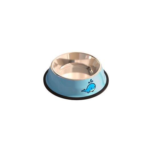 Petovia Stainless Steel Pet Bowl｜Non-Slip Melamine Base