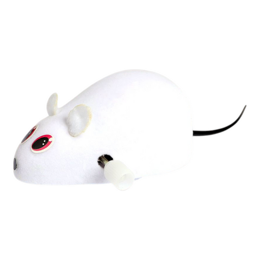 Petovia Plush Simulation Mouse Cat Toy – Interactive Furry Mouse Toy for Cats