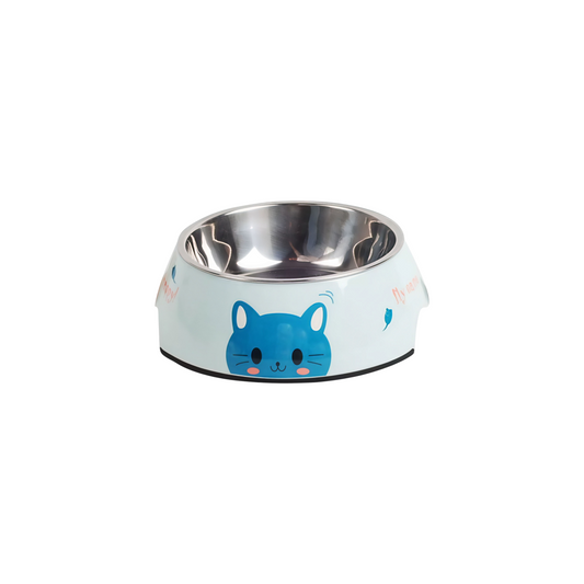 Petovia Stainless Steel Pet Bowl｜Non-Slip Melamine Base