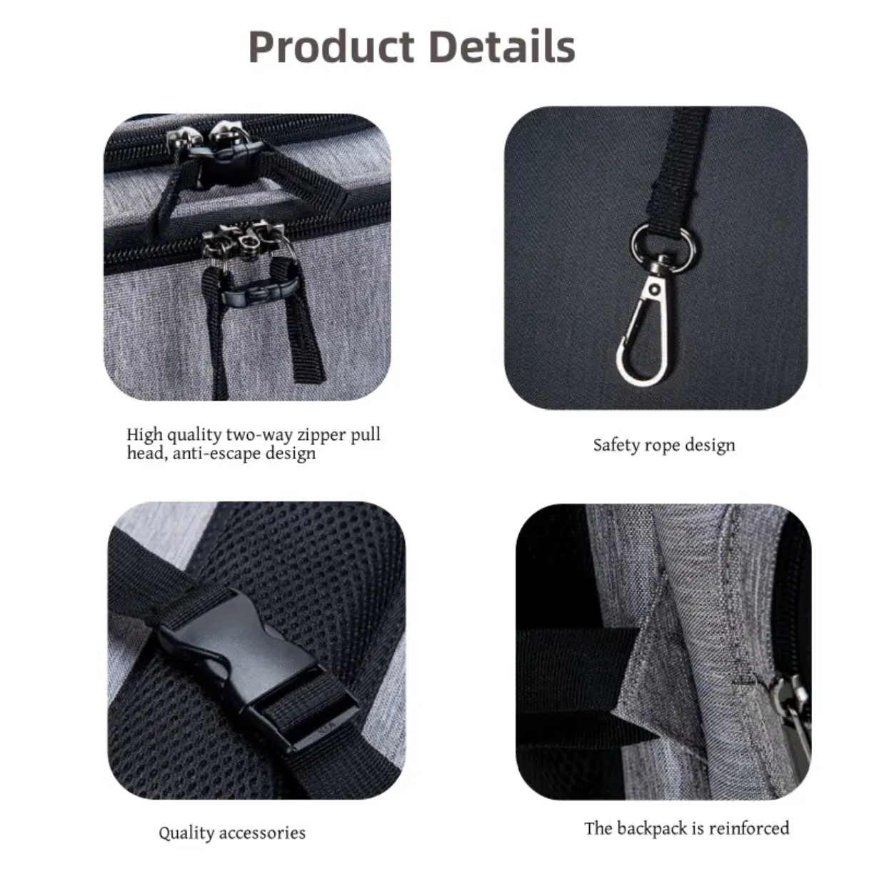 Petovia Expandable Large-Capacity Portable Cat Backpack