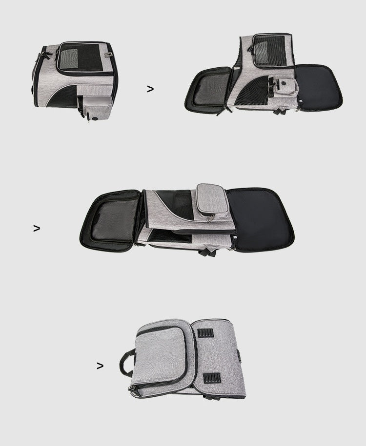 Petovia Expandable Large-Capacity Portable Cat Backpack