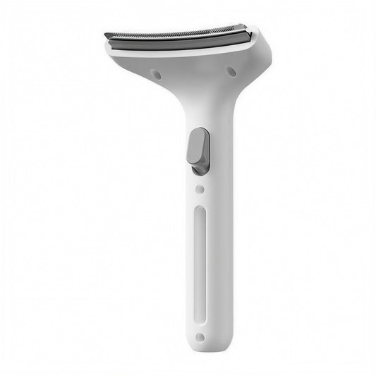 Petovia Press-to-Release Deshedding Comb – Curved Pet Grooming Tool for Cats & Dogs