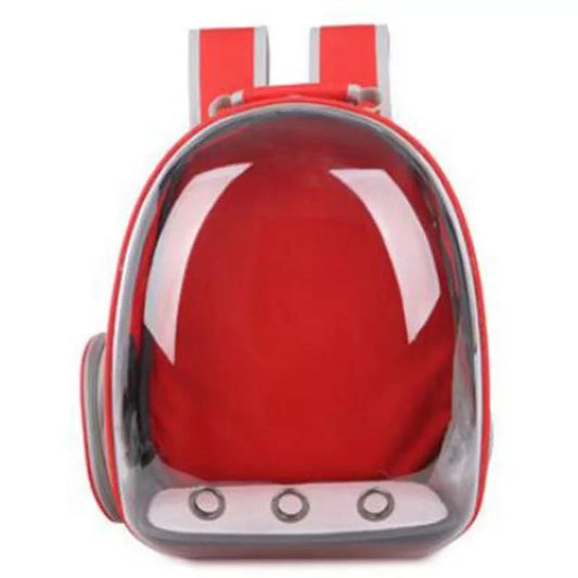 Petovia 360° Transparent Pet Backpack | 4-Side Breathable Air Travel Carrier for Cats