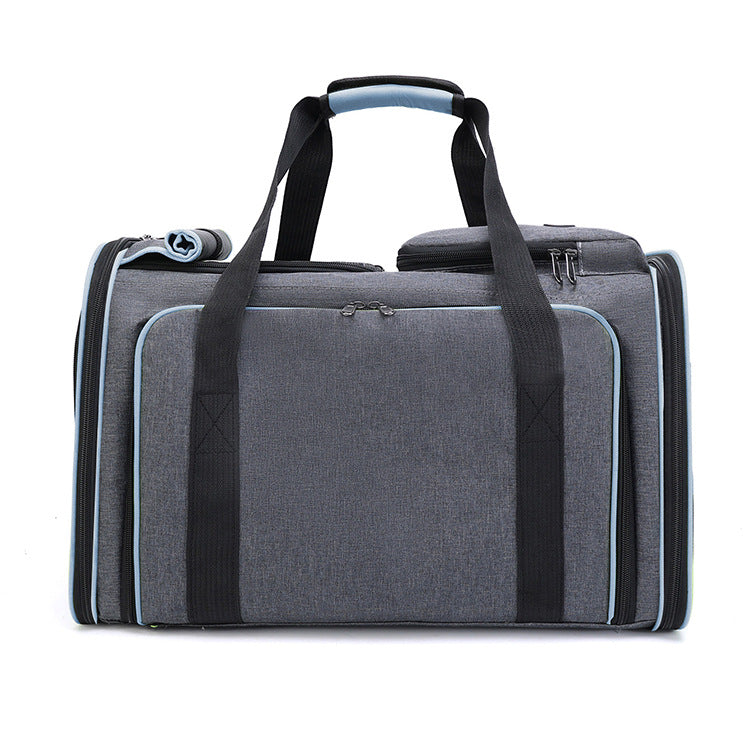 Petovia Expandable Foldable Large-Breathable Pet Shoulder & Hand Carrier