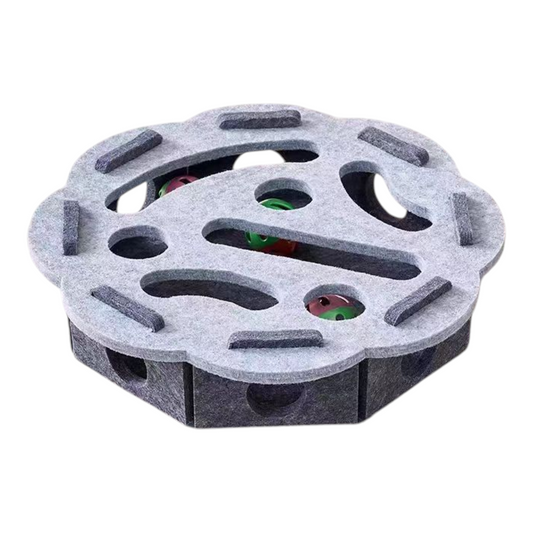 Petovia Felt Maze Toy Box for Cats