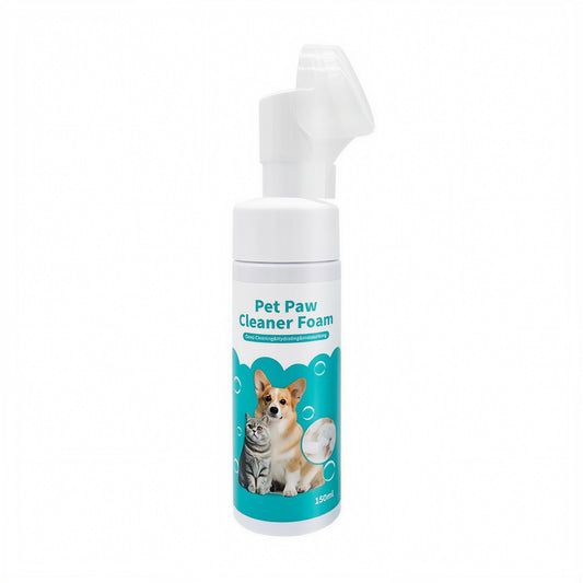 Petovia Pet Paw Cleaning Foam | Dry Wash for Cats & Dogs | Deodorizing & Dirt-Removing Mousse