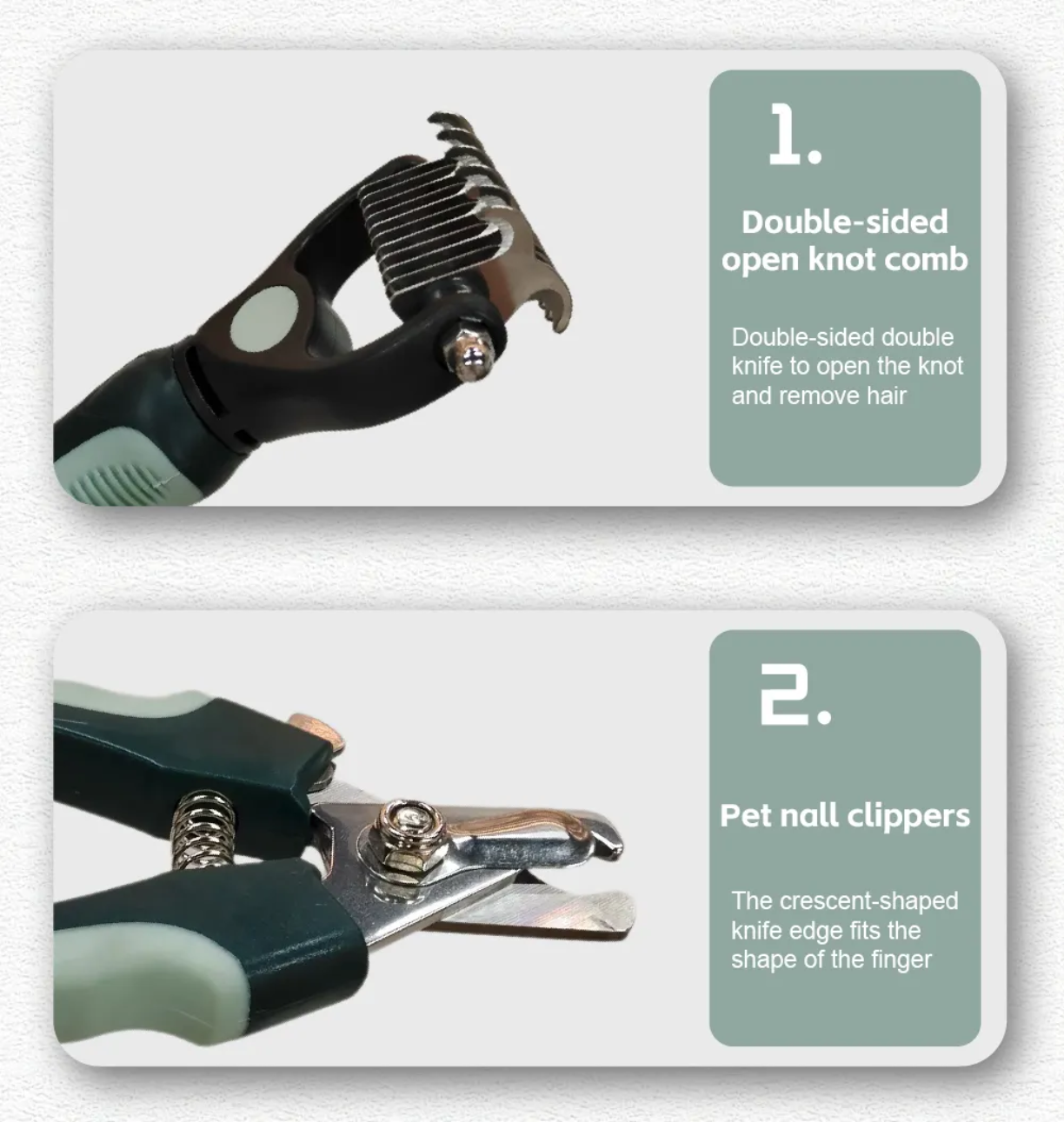 Petovia Premium Pet Cleaning & Grooming 8-Piece Set