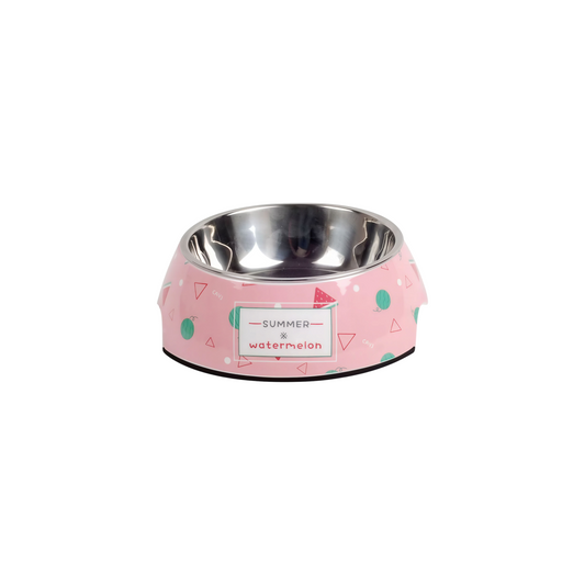 Petovia Stainless Steel Pet Bowl｜Non-Slip Melamine Base