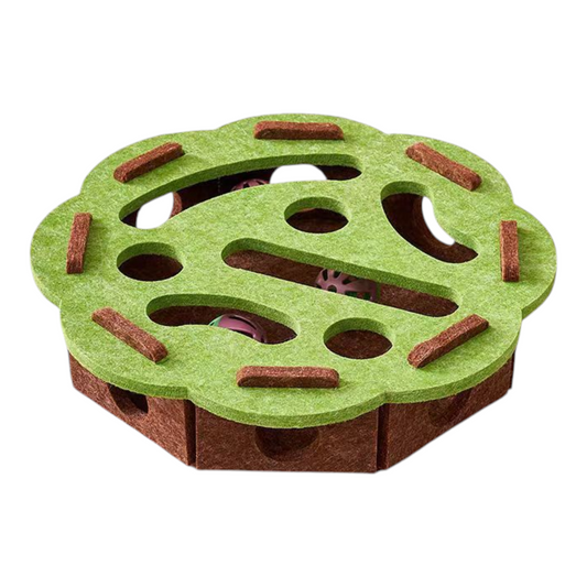 Petovia Felt Maze Toy Box for Cats