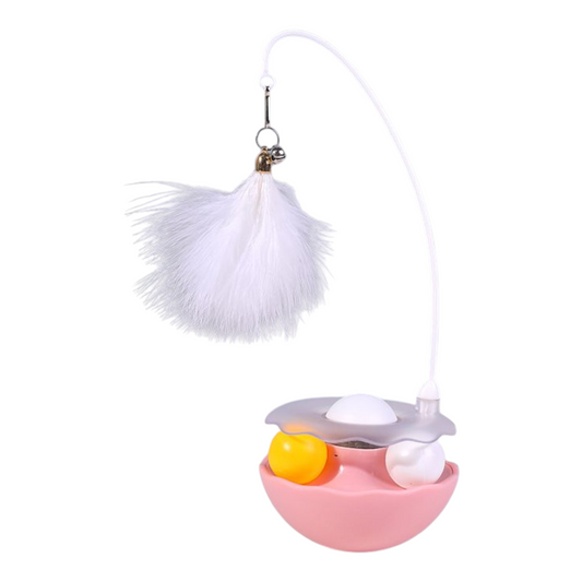 Petovia Interactive Wobble Spinner Cat Toy