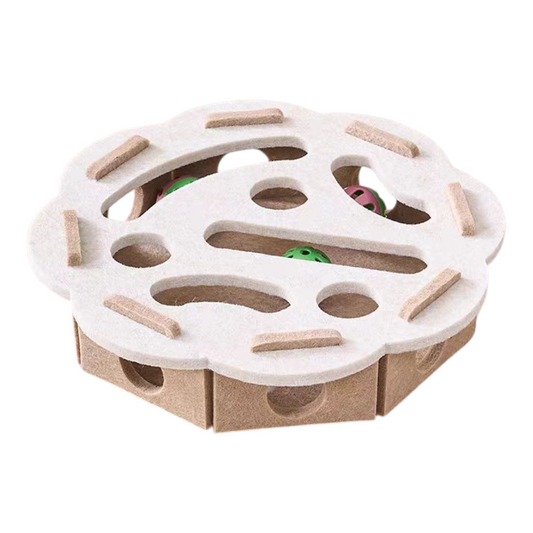 Petovia Felt Maze Toy Box for Cats
