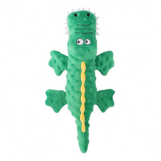 CHOMPY - Petovia Squeaky Plush Dog Toy (Green)