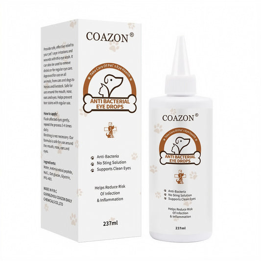 Petovia*Coazon| Anti-Bacterial Eye Drops for Pets 237ml