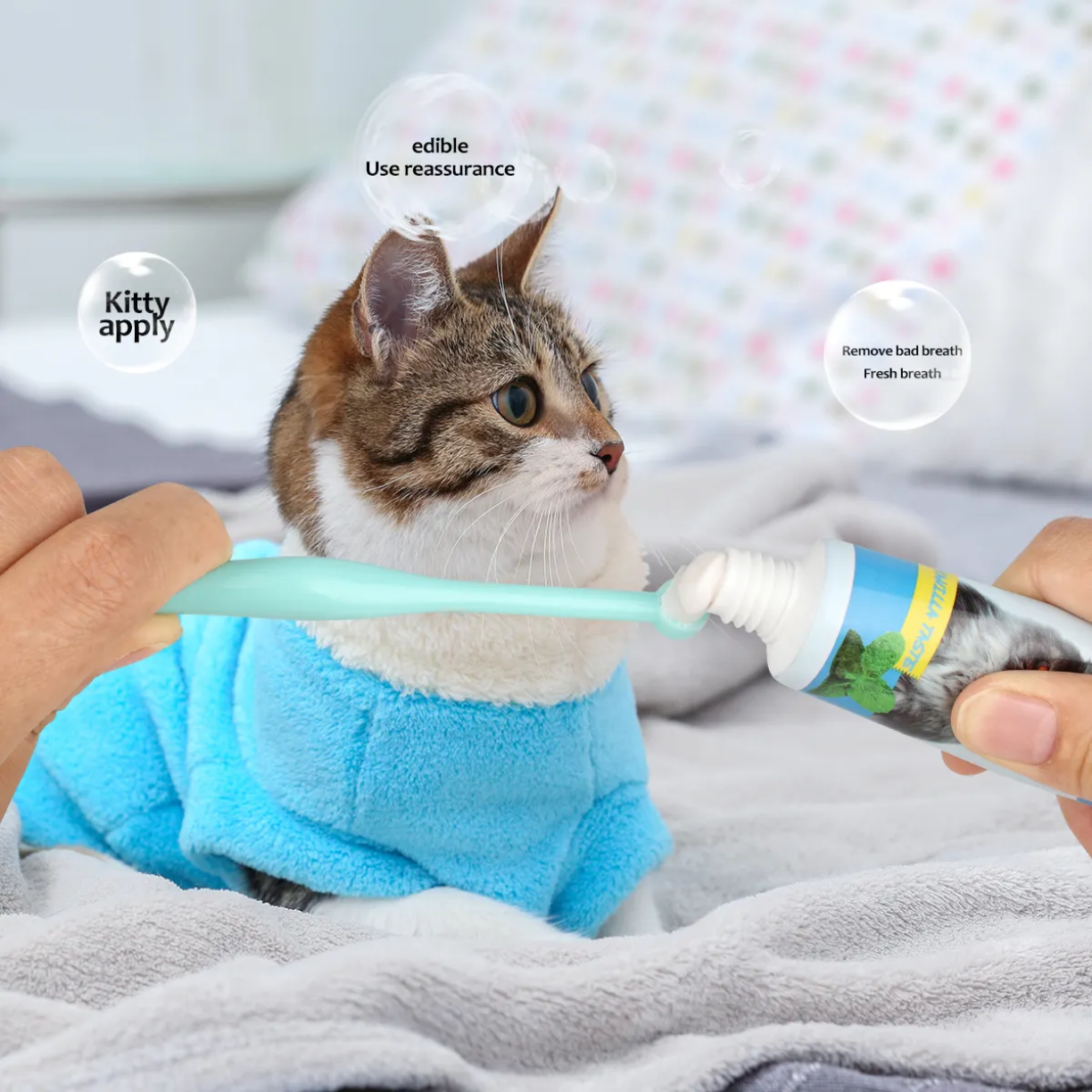 Petovia Pet Dental Care Set – Toothpaste & Toothbrush Kit