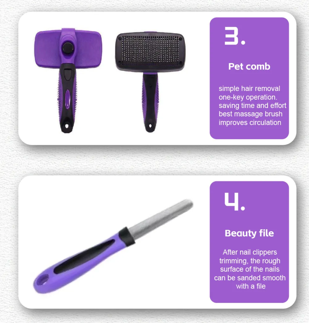 Petovia Deluxe Dog Grooming & Cleaning Set – 9-Piece