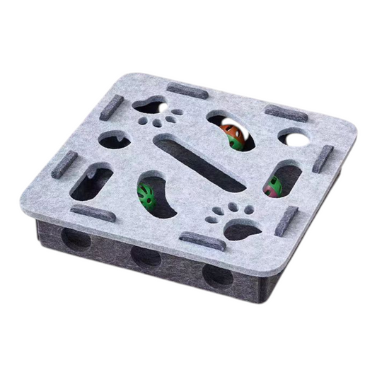 Petovia Felt Maze Toy Box for Cats