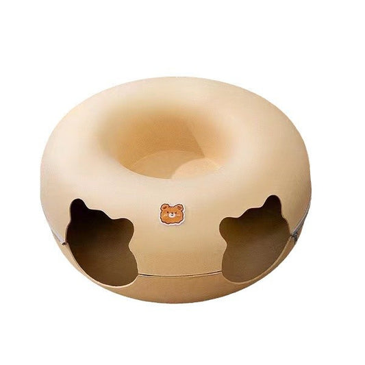 Petovia Felt Semi-Enclosed Pet Nest – Removable Washable Felt Cat Bed