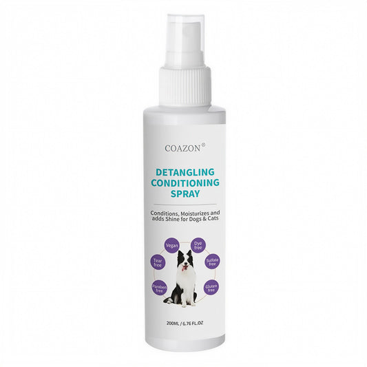 Petovia Pet Hair Care Spray | No-Rinse Leave-In Conditioner for Cats & Dogs