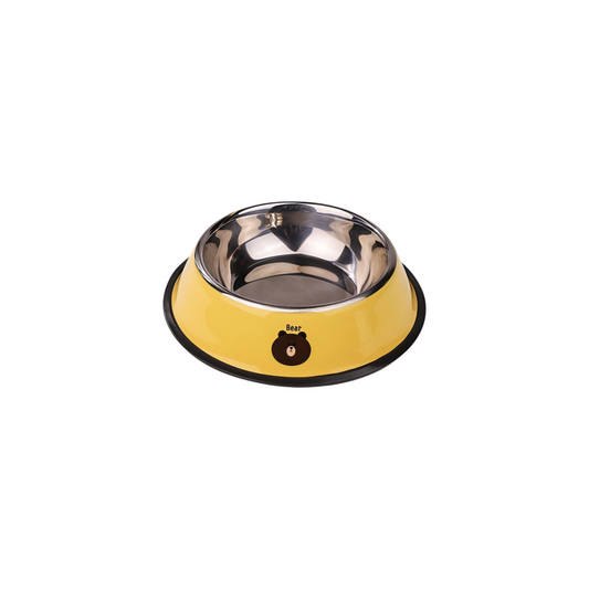 Petovia Stainless Steel Pet Bowl｜Non-Slip Melamine Base