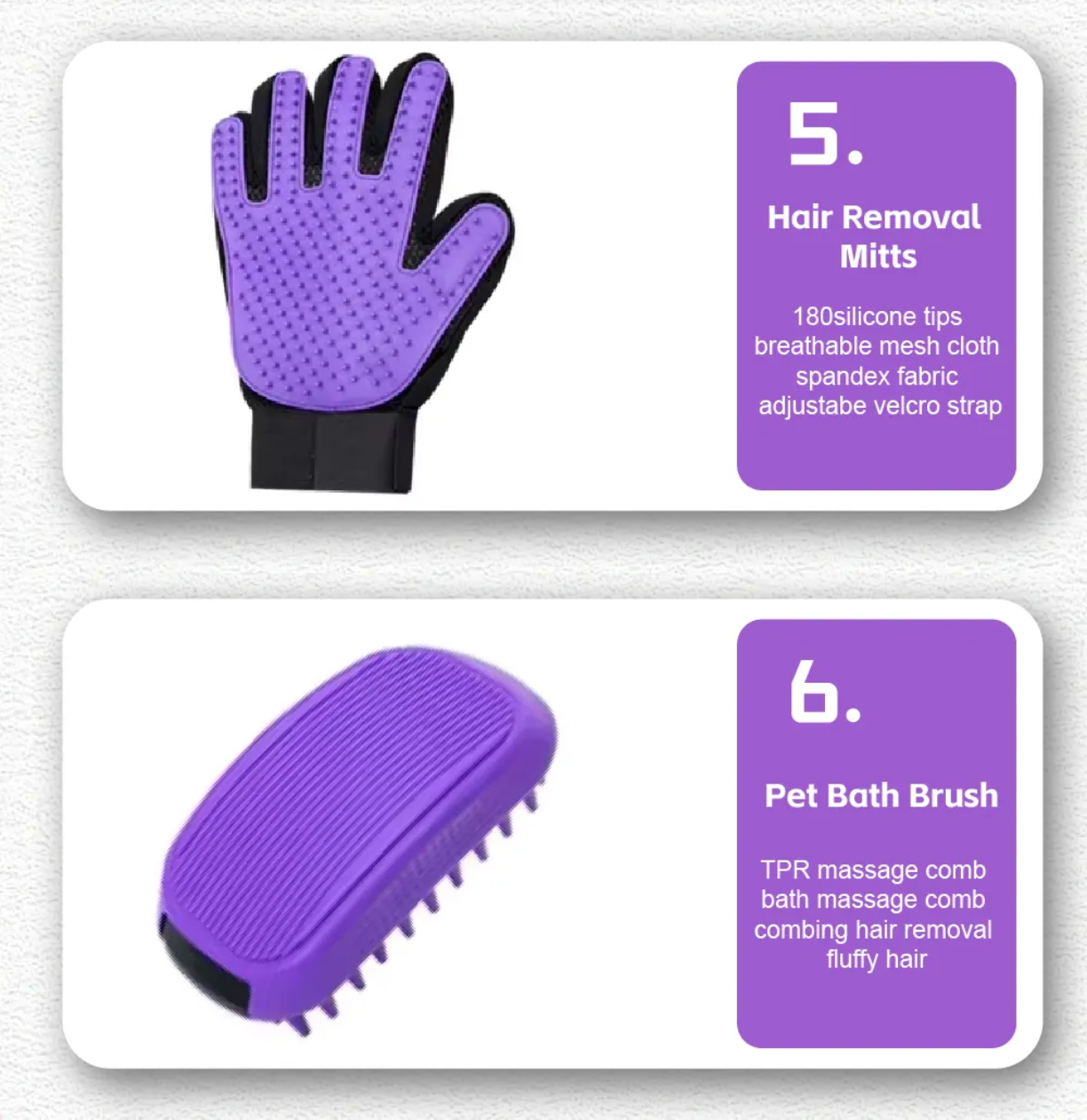 Petovia Deluxe Dog Grooming & Cleaning Set – 9-Piece