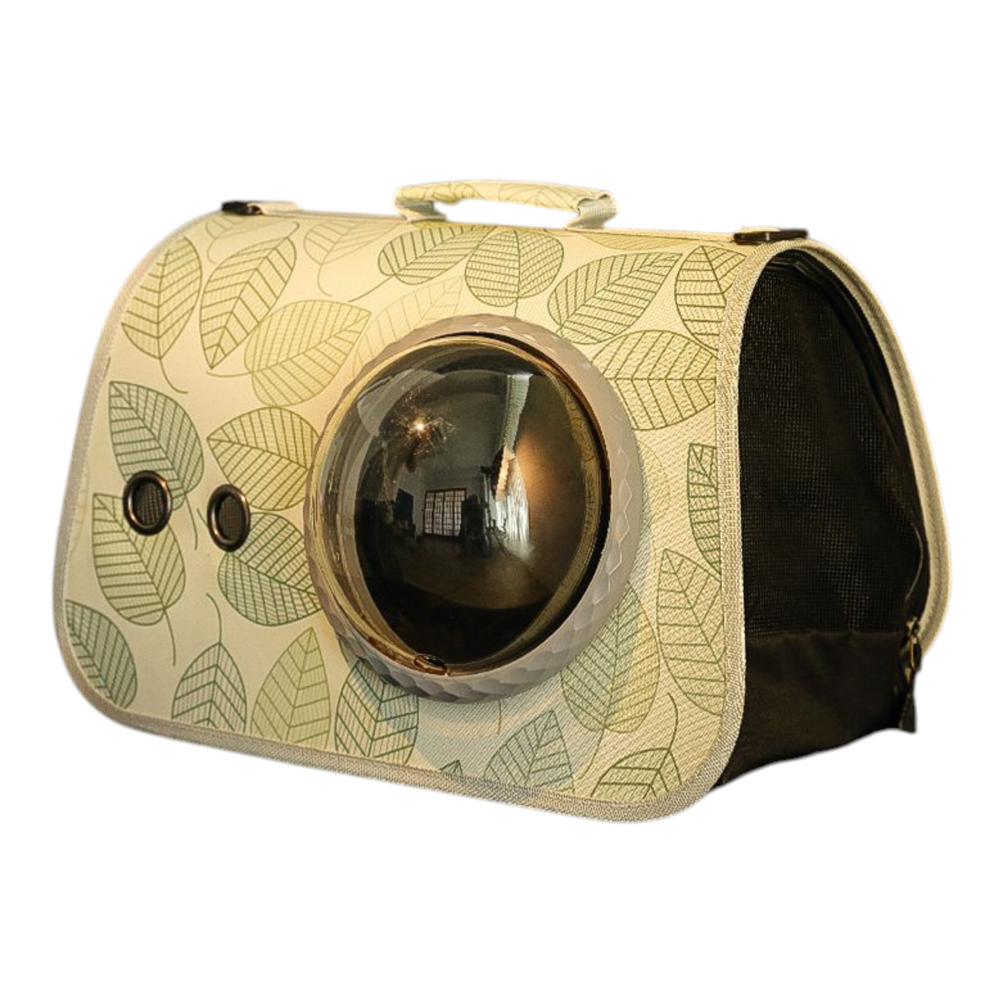 Petovia Portable Cat Carrier Bag | Stylish Space Capsule Shoulder Bag for Cats | Breathable & Large Capacity