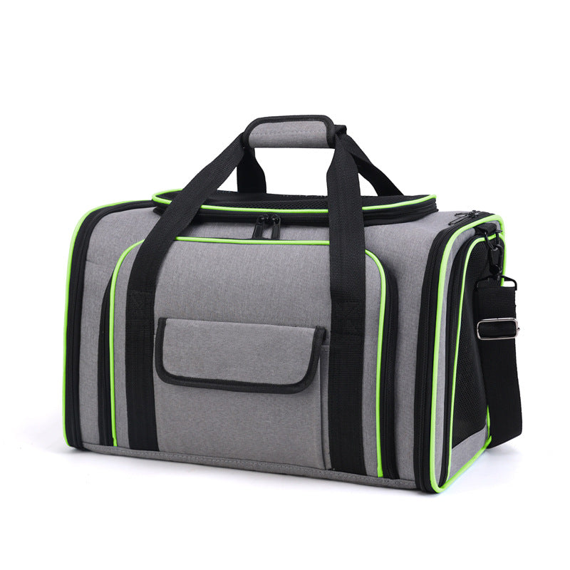 Petovia Expandable Foldable Large-Breathable Pet Shoulder & Hand Carrier