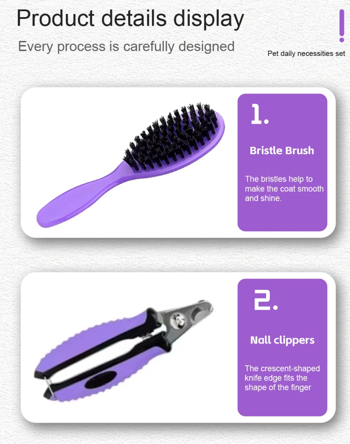 Petovia Deluxe Dog Grooming & Cleaning Set – 9-Piece