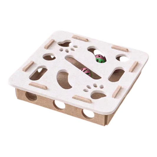 Petovia Felt Maze Toy Box for Cats