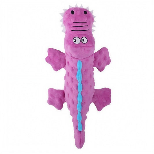CHOMPY - Petovia Squeaky Plush Dog Toy（Pink）